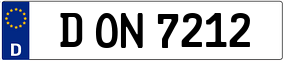 Truck License Plate